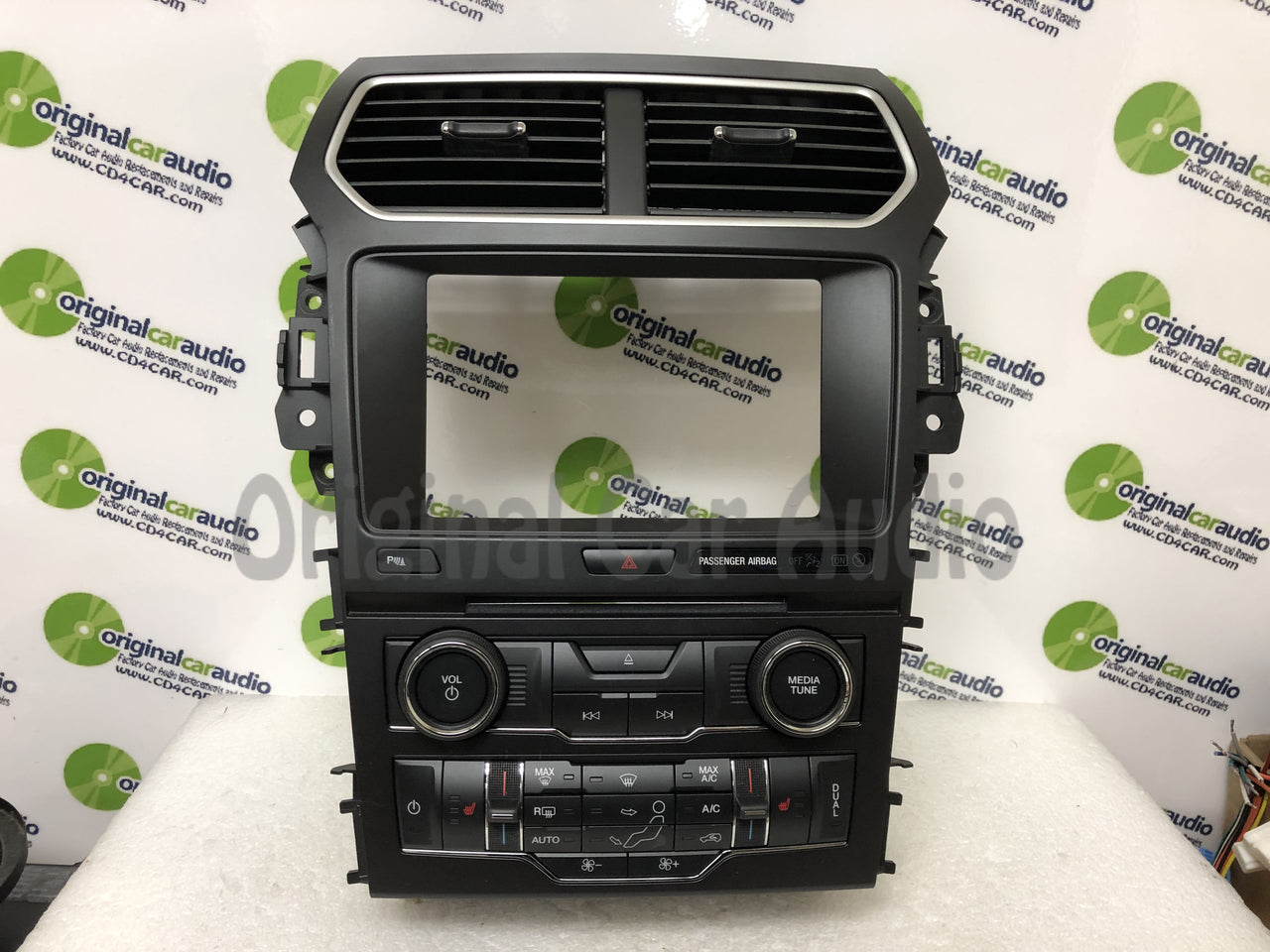 2016 - 2018 Ford Explorer OEM 8" Display Radio Climate Control Panel BEZEL ONLY