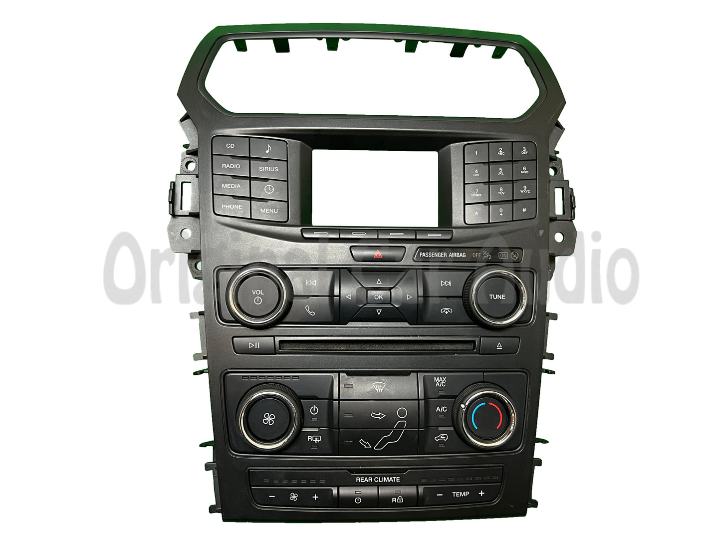 2016 - 2018 Ford Explorer OEM 4" Front Control Interface Module FCIM SAT Radio Climate Panel Faceplate Bezel ONLY