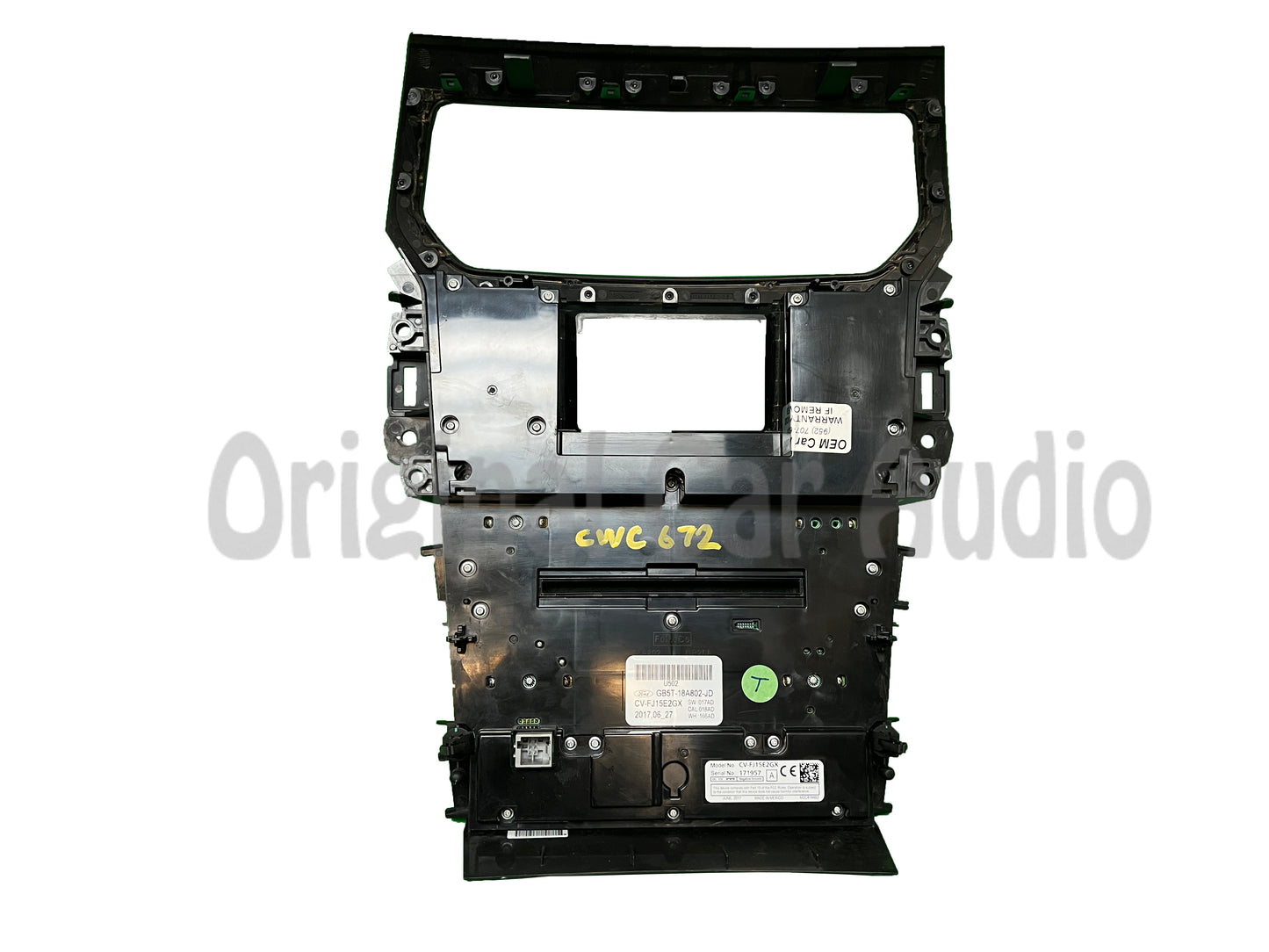2016 - 2018 Ford Explorer OEM 4" Front Control Interface Module FCIM SAT Radio Climate Panel Faceplate Bezel ONLY
