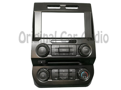 2015 - 2018 Ford F150 OEM 8" Touch Screen Radio Control Climate Control w/o Heated Seat Options Bezel ONLY