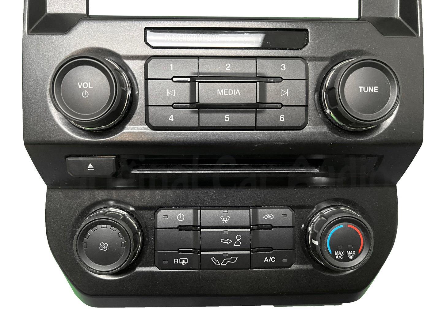 2015 - 2018 Ford F150 OEM 8" Touch Screen Radio Control Climate Control w/o Heated Seat Options Bezel ONLY