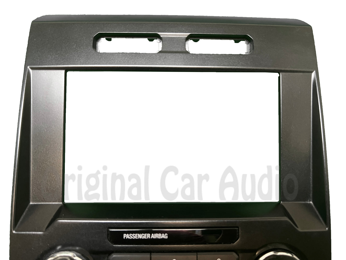 2015 - 2018 Ford F150 OEM 8" Touch Screen Radio Control Climate Control w/o Heated Seat Options Bezel ONLY