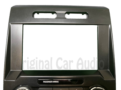 2015 - 2018 Ford F150 OEM 8" Touch Screen Radio Control Climate Control w/o Heated Seat Options Bezel ONLY