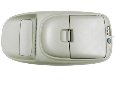 GMC rear entertainment system display screen overhead DVD player