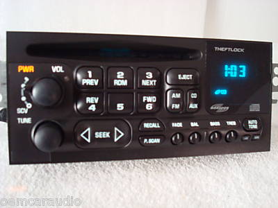 GMC Chevy Monsoon Radio CD Player Receiver AM FM Stereo