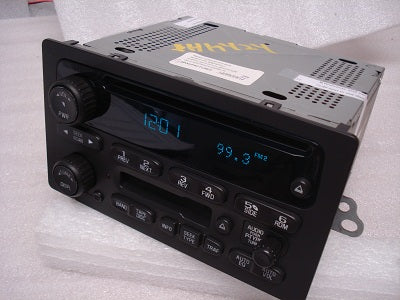2002 - 2005 GMC Chevy OEM AM FM Radio Tape Cassette Deck Stereo CD Player