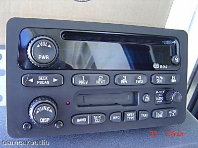 2002 - 2005 GMC Chevy Impala Cavalier Malibu OEM RDS Radio Tape CD Player
