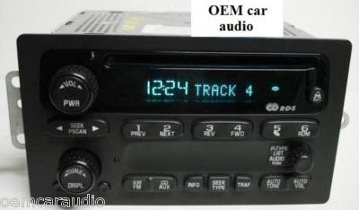 2002 - 2003 GMC Chevy Envoy Trailblazer OEM AM FM Radio CD Player Receiver