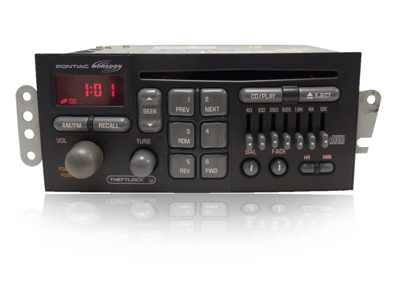 1996 1997 1998 1999 2000 2001 2002 GMC Pontiac Grand Prix Firebird Radio and CD  Player 98 99 00 01 02