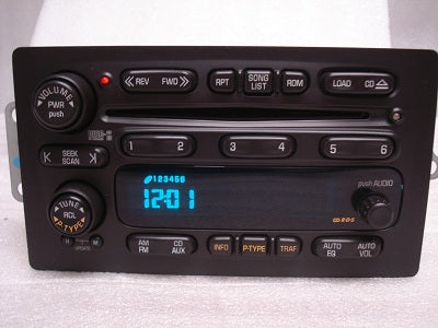 04 05 06 Chevy Tahoe Suburban Blazer Silverado Pontiac Grand Prix Cadillac Escalade GMC Denali Sierra Radio 6 Disc CD Changer REPAIR 2001 2002 2003 2004 2005 2006 2007 2008
