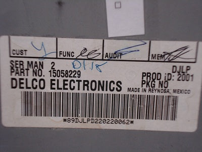 GMC Radio 6 CD Player Receiver Stereo Disc AM FM OEM Factory