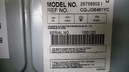 2006 - 2009 Cadillac DTS Radio MP3 CD Player