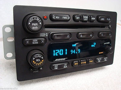 02 - 05 Chevy GMC Envoy Bose RDS Radio 6 CD Player