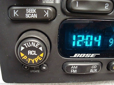 02 - 05 Chevy GMC Envoy Bose RDS Radio 6 CD Player