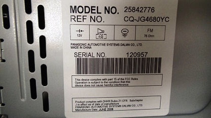 2007 - 2012 Chevy Chevrolet Malibu OEM Radio AUX Receiver AM FM CD Player