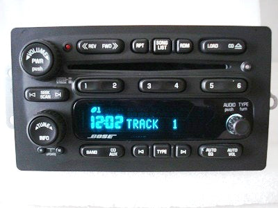 Chevrolet Buick Trailblazer Envoy OEM BOSE 6 CD Player Changer Radio 10359565