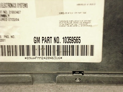 Chevrolet Buick Trailblazer Envoy OEM BOSE 6 CD Player Changer Radio 10359565