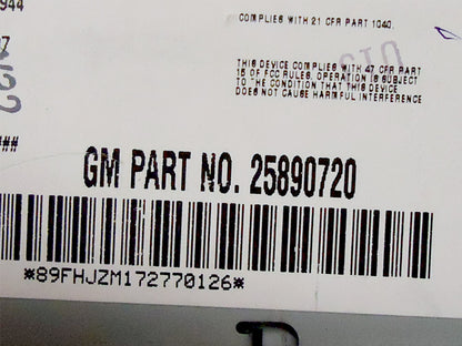PONTIAC G6 G-6 Radio Stereo 6 Disc Changer CD Player Aux OEM 15848801 AM FM