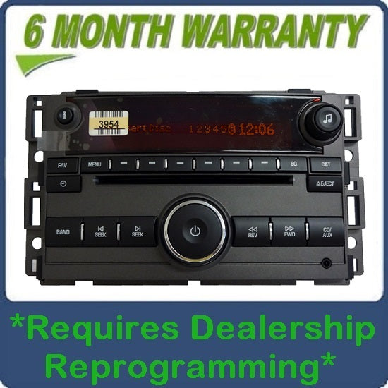 Saturn AURA Radio AUX Input CD Disc Player XM Sat OEM