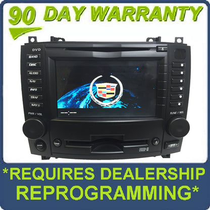 Cadillac Navigation DVD MP3 6 CD Disc Player Radio Stereo OEM