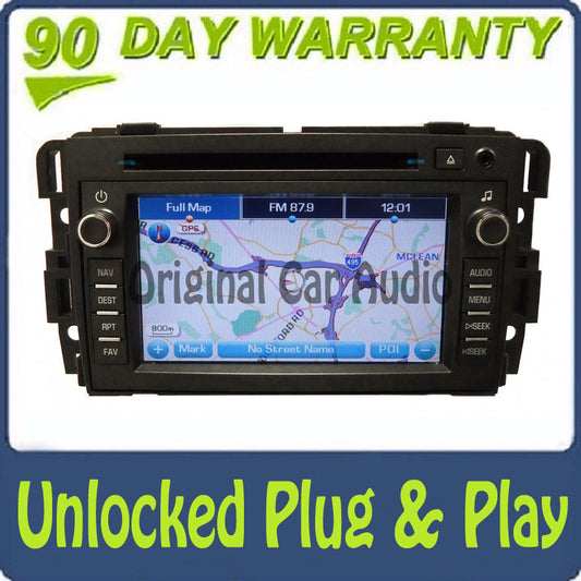 REMANUFACTURED Unlocked GMC Chevy Buick Pontiac Radio Navigation GPS CD Player