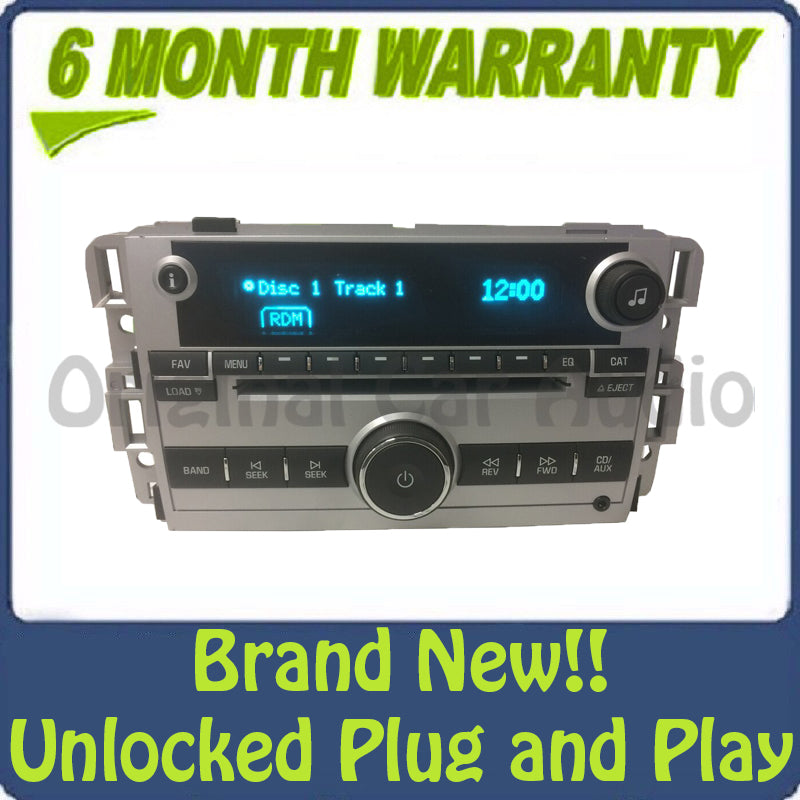 NEW Unlocked 2007 2008 Chevy Chevrolet Pontiac Buick OEM AM FM AUX Radio Receiver 6 CD Changer