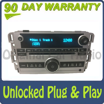 Unlocked 2007 2008 Chevy Chevrolet Pontiac Buick OEM AM FM AUX Radio Receiver 6 CD Changer