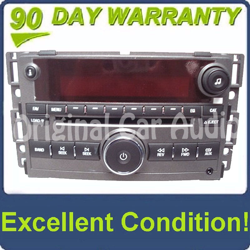 2007 - 2008 Pontiac Solstice Radio MP3 6 CD Changer
