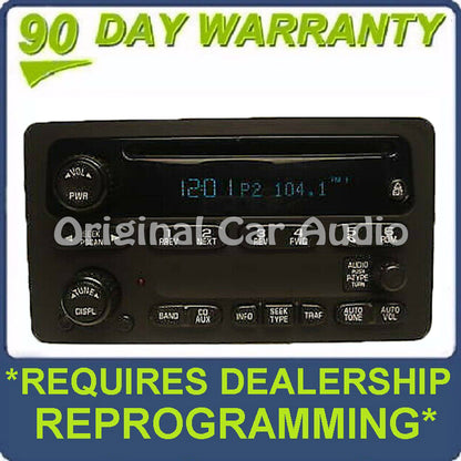 2003 - 2006 Chevy Silverado Suburban Tahoe OEM AM FM Radio CD Player