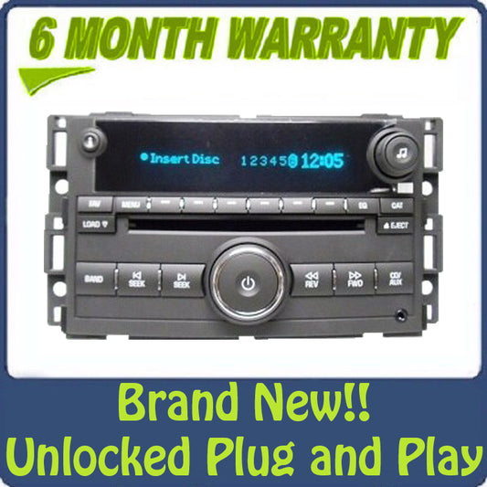 2007 - 2011 GM Chevy GMC Pontiac OEM Radio 6 Disc CD Changer Aux Stereo Receiver
