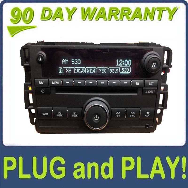 Unlocked GMC Acadia Radio Stereo AUX MP3 CD Player
