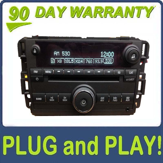 Unlocked GMC Acadia Radio Stereo AUX MP3 CD Player
