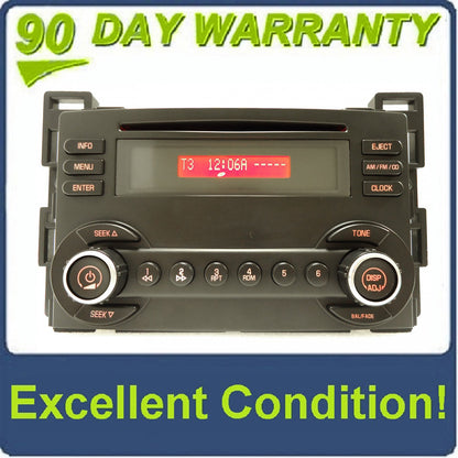 Pontiac G6 Radio Stereo Single CD Player U1C Receiver
