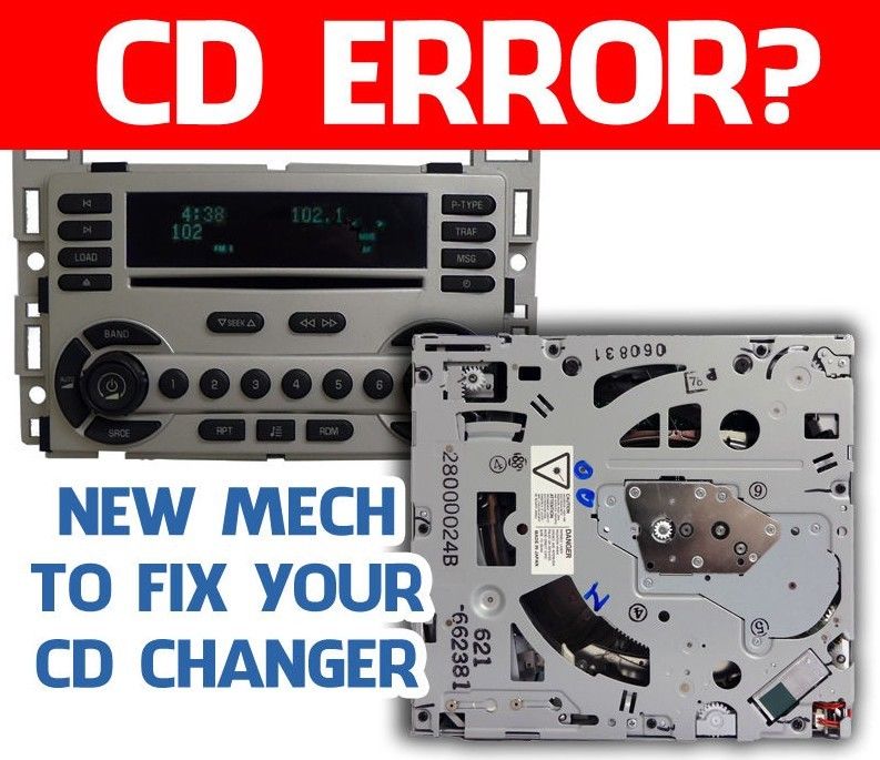04 05 06 07 08 Chevy MALIBU EQUINOX Pontiac G6 Torrent 6 Disc CD Changer Mechanism Gm273