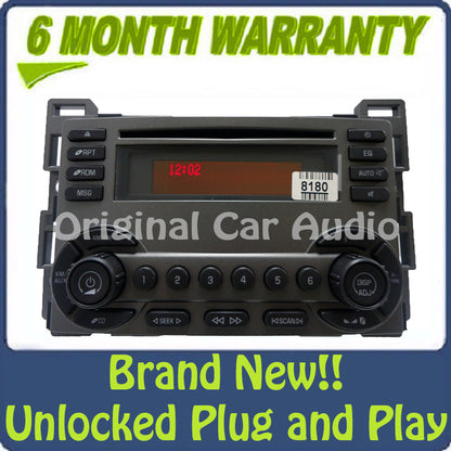 Unlocked NEW Pontiac Satellite Radio Cd Disc Player Aux Sat XM 15798243 OEM