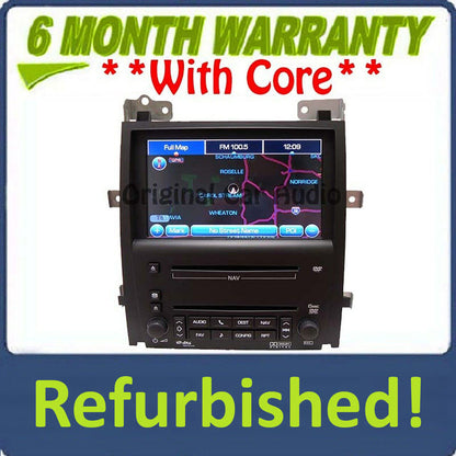 2007 2008 20009 UNLOCKED Cadillac Navigation GPS 6 Disc CD Changer DVD MP3 BOSE Radio AM FM