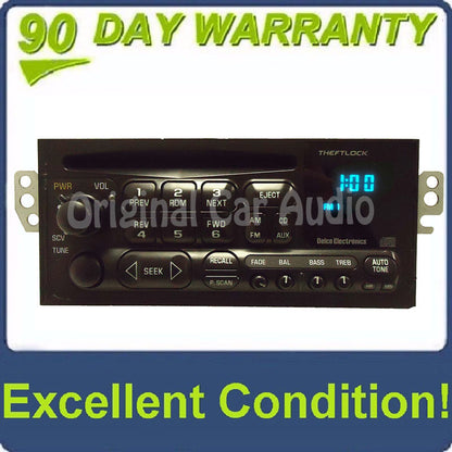 Chevrolet Corvette AM FM Radio CD Player Stereo Receiver