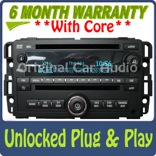 Unlocked Chevy GMC Radio DVD Player CD Changer Stereo