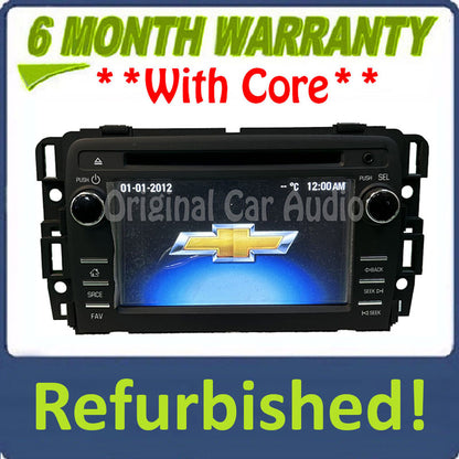Refurbished Unlocked 13 14 CHEVY Traverse BUICK Enclave OEM Touch Screen MP3 CD USB SAT