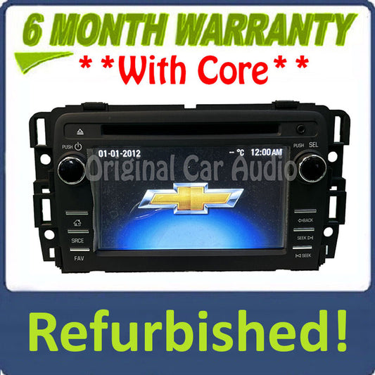 Refurbished Unlocked 13 14 CHEVY Traverse BUICK Enclave OEM Touch Screen MP3 CD USB SAT