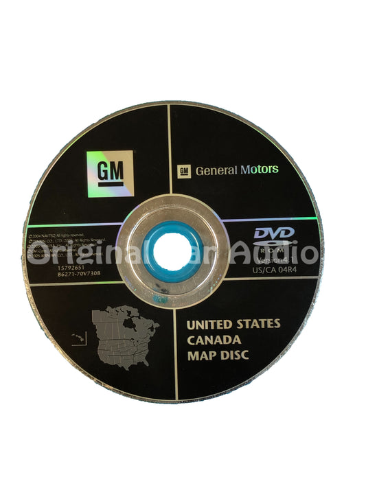 GM Satellite Navigation System CD 15792651 Version 4.1