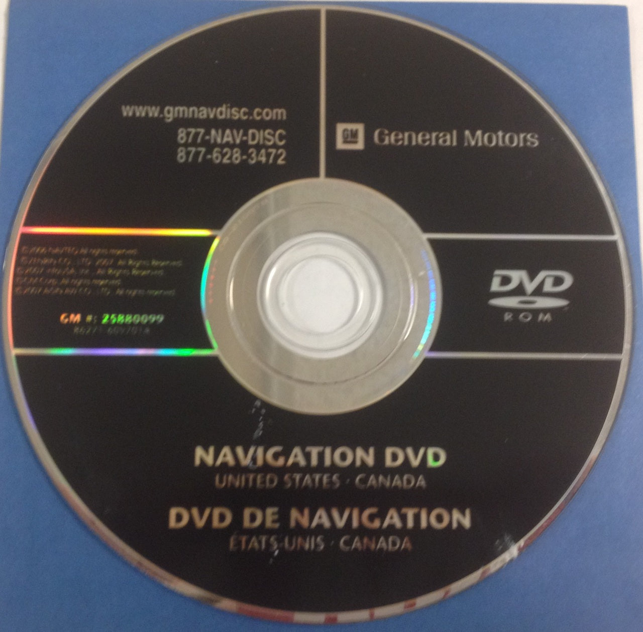GM Satellite Navigation System CD 2580099