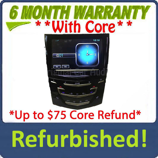 2013 - 2019  Cadillac Refurbished Navigation Bluetooth Touch Screen Display Control Panel Unit With Heated Seat Option ONLY