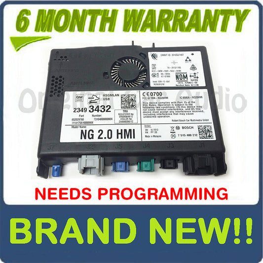 NEW 2014 - 2015 GM Chevy, 2013 - 2015 Cadillac OEM Navigation Multimedia Infotainment NG 2.0 HMI