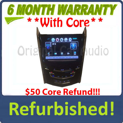 REFURBISHED  2013 - 2019 Cadillac ATS CTS XTS Navigation GPS Bluetooth Radio AM FM Touch Screen Display Control Panel Unit With OUT Seat Options CUE, 23173153, 23286469, 23348949, 23412267, 23231828, 84336755, 84237888