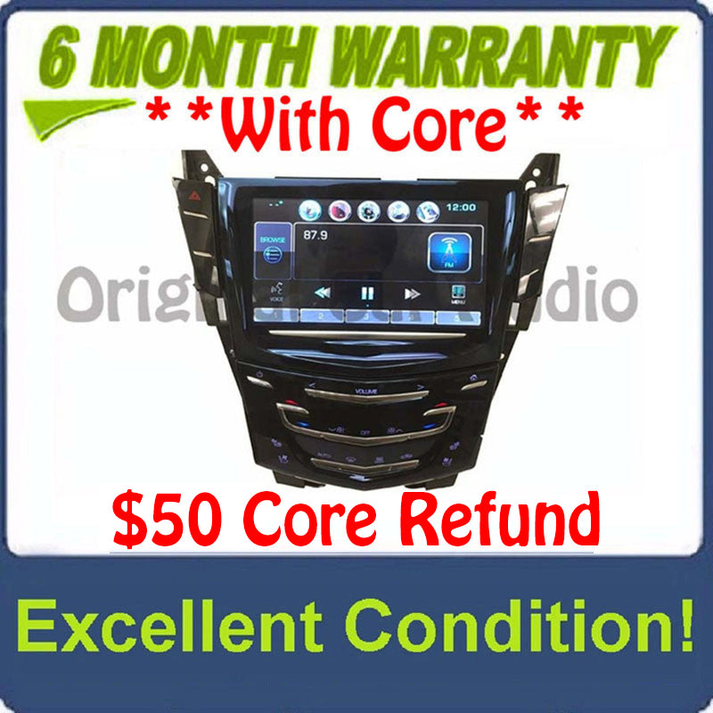 2013 - 2019 Cadillac ATS CTS XTS Navigation Bluetooth Touch Screen Display Control Panel Unit With Heated and Cooled Seat Options