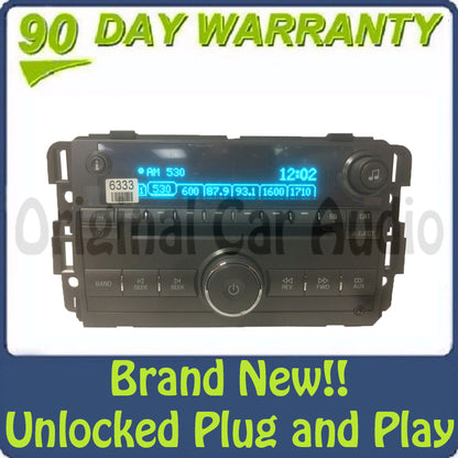 BRAND NEW! Unlocked 2007 2008 2009 2010 2011 2012 Chevrolet Chevy GMC Buick OEM AM FM Radio MP3 CD Player Receiver