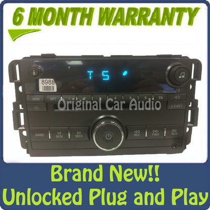 New Unlocked 2008 2009 2010 2011 Buick Lucerne OEM AM FM Radio CD Player Receiver U1C