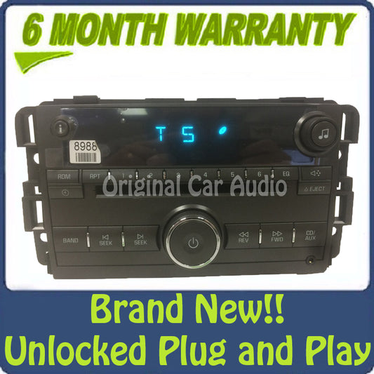 New Unlocked 2008 2009 2010 2011 Buick Lucerne OEM AM FM Radio CD Player Receiver U1C