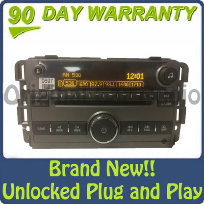 NEW Unlocked 2008 2009 2010 Saturn Vue OEM AM FM Radio Stereo AUX 6 CD Player Receiver US9